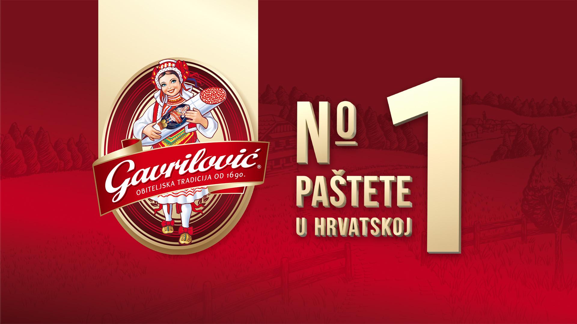 Gavrilović – broj 1 u kategoriji Pašteta u Hrvatskoj