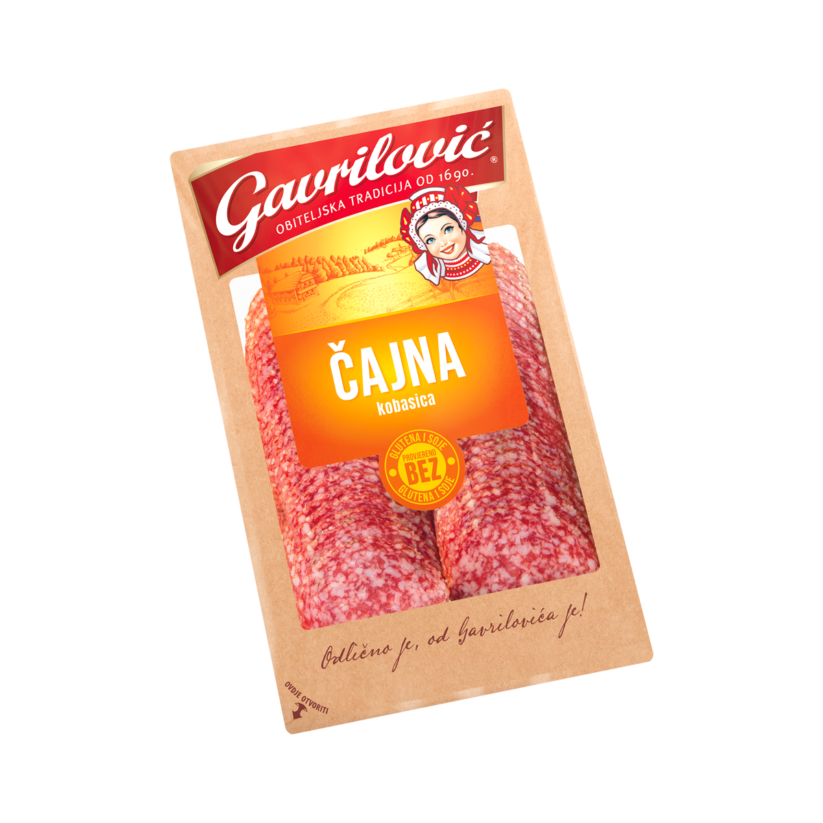 Čajna kobasica naresci 80g