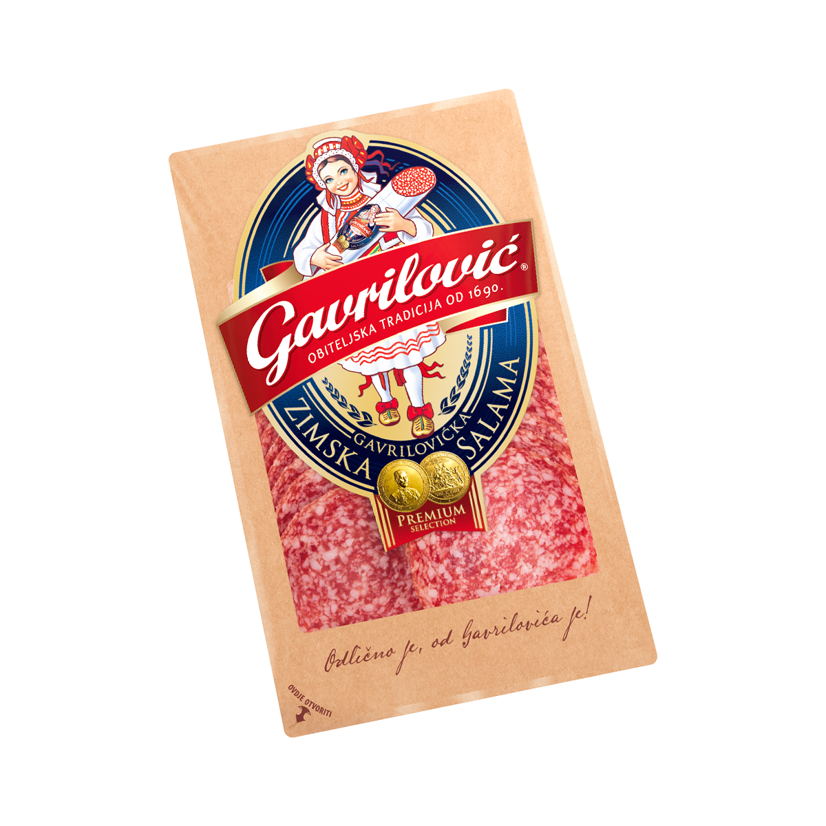 Gavrilovićka Zimska salama naresci 80g