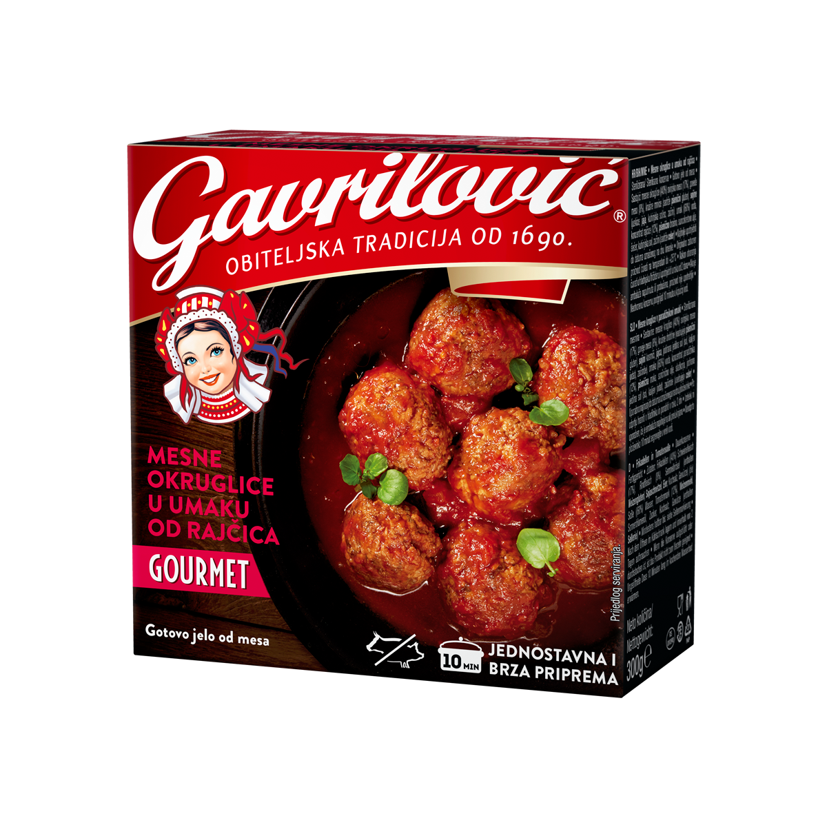 Mesne okruglice u umaku od rajčice 300g