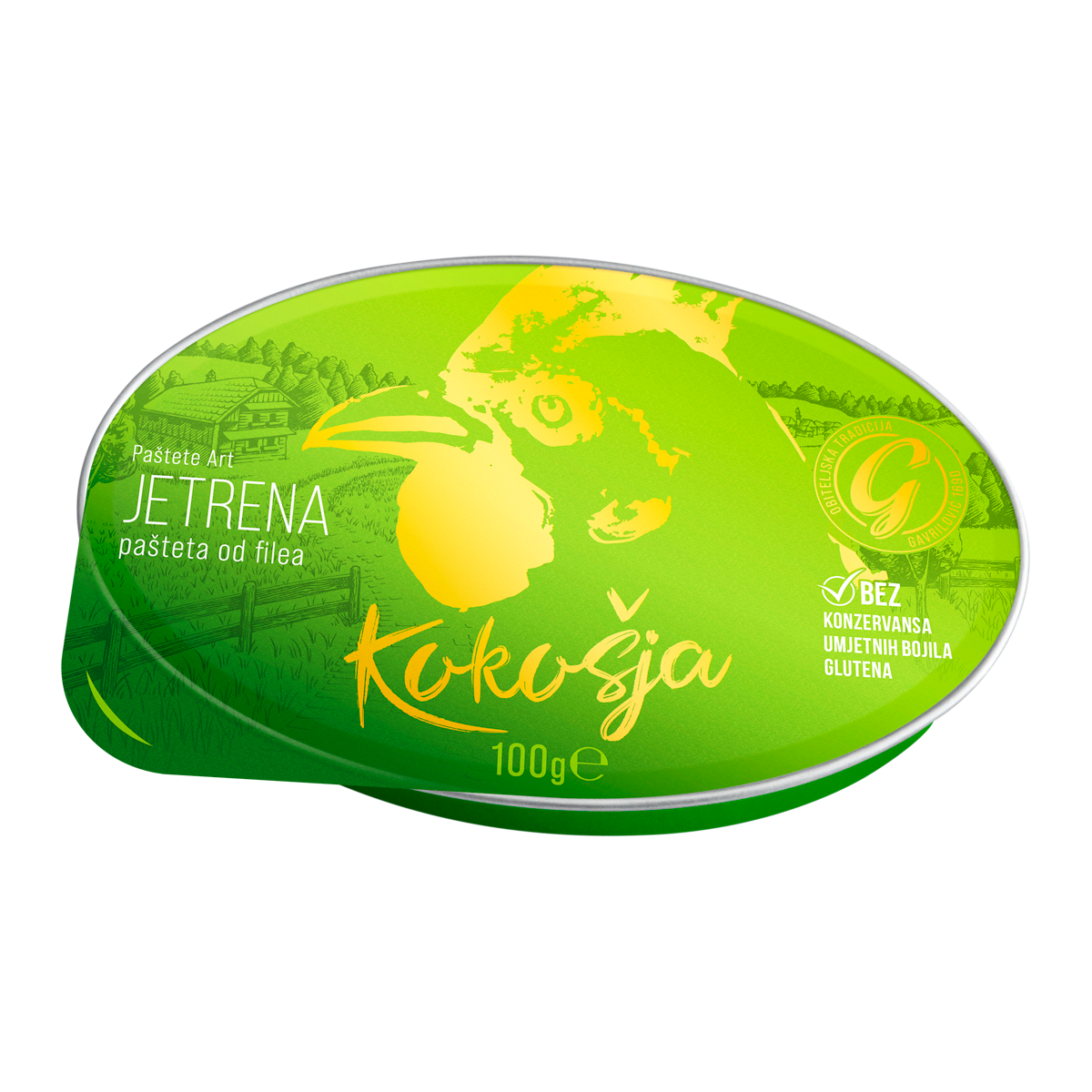 Pašteta Art Kokošja Jetrena 100g
